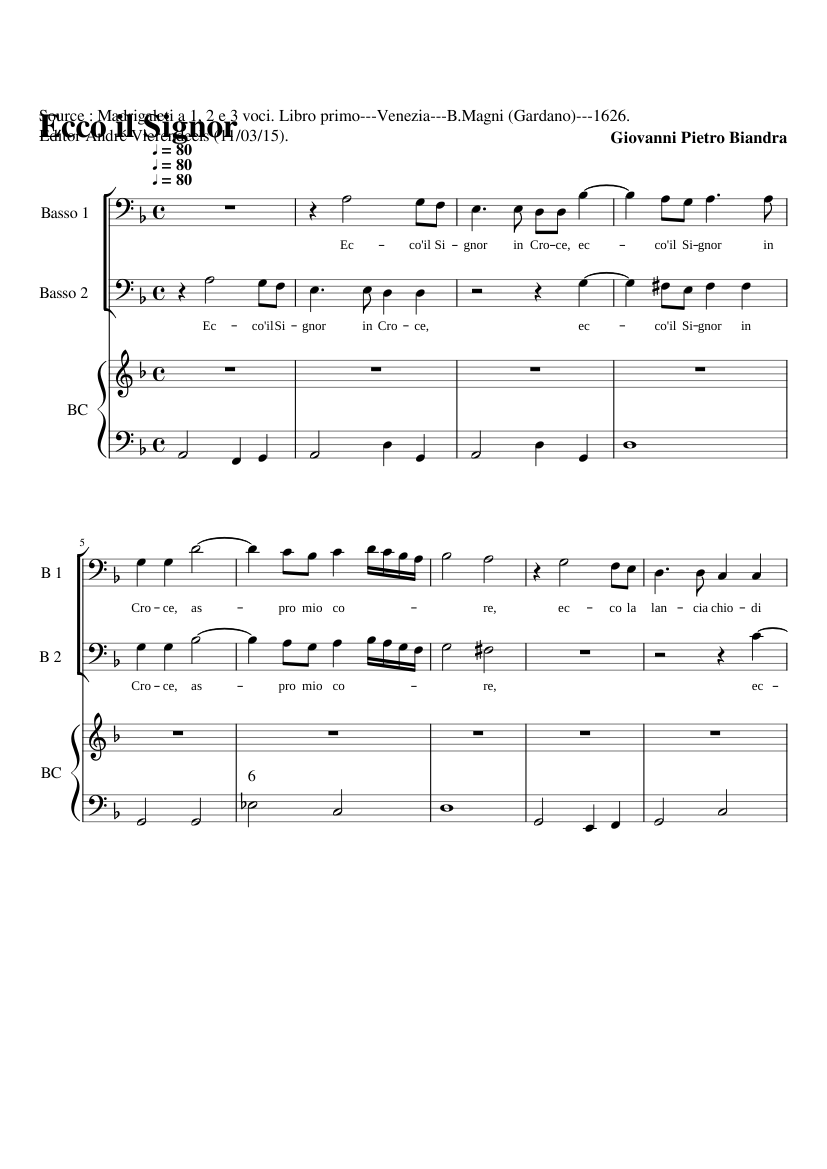 Ecco il Signor in Croce