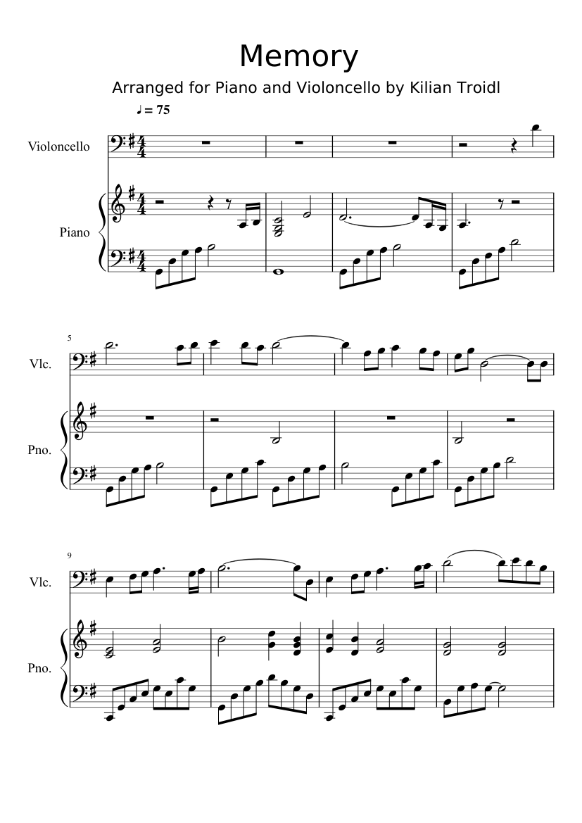 Joe Hisaishi Memory Sheet Music For Piano Solo Musescore Com