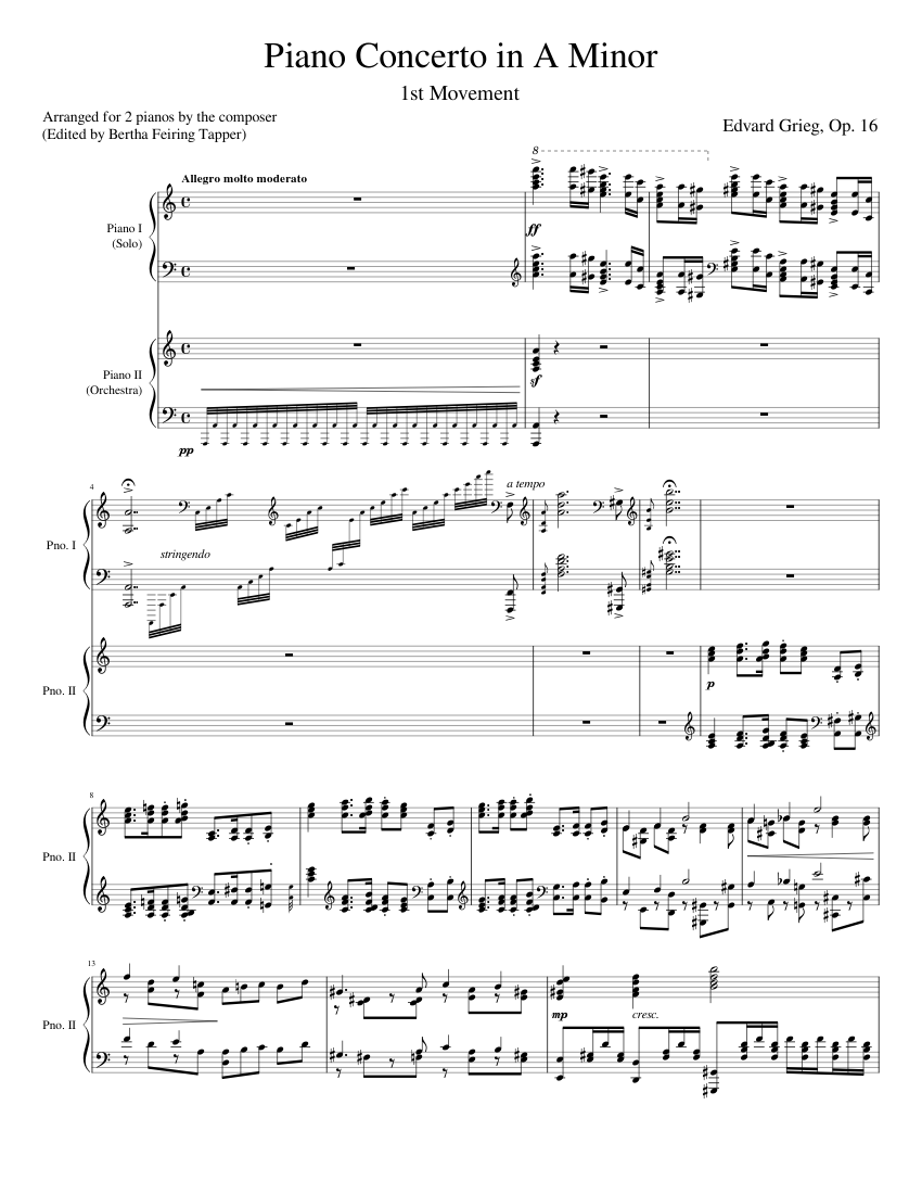 Piano Concerto Op.16