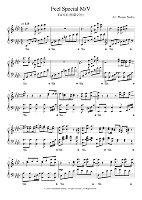 Feel Special By Twice Free Sheet Music Download Pdf Or Print On Musescore Com