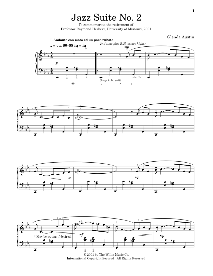Play Official Version Of Jazz Suite No 2 Sheet Music By Dmitri Play Official Version Of Jazz Suite No 2 Sheet Music By Dmitri
