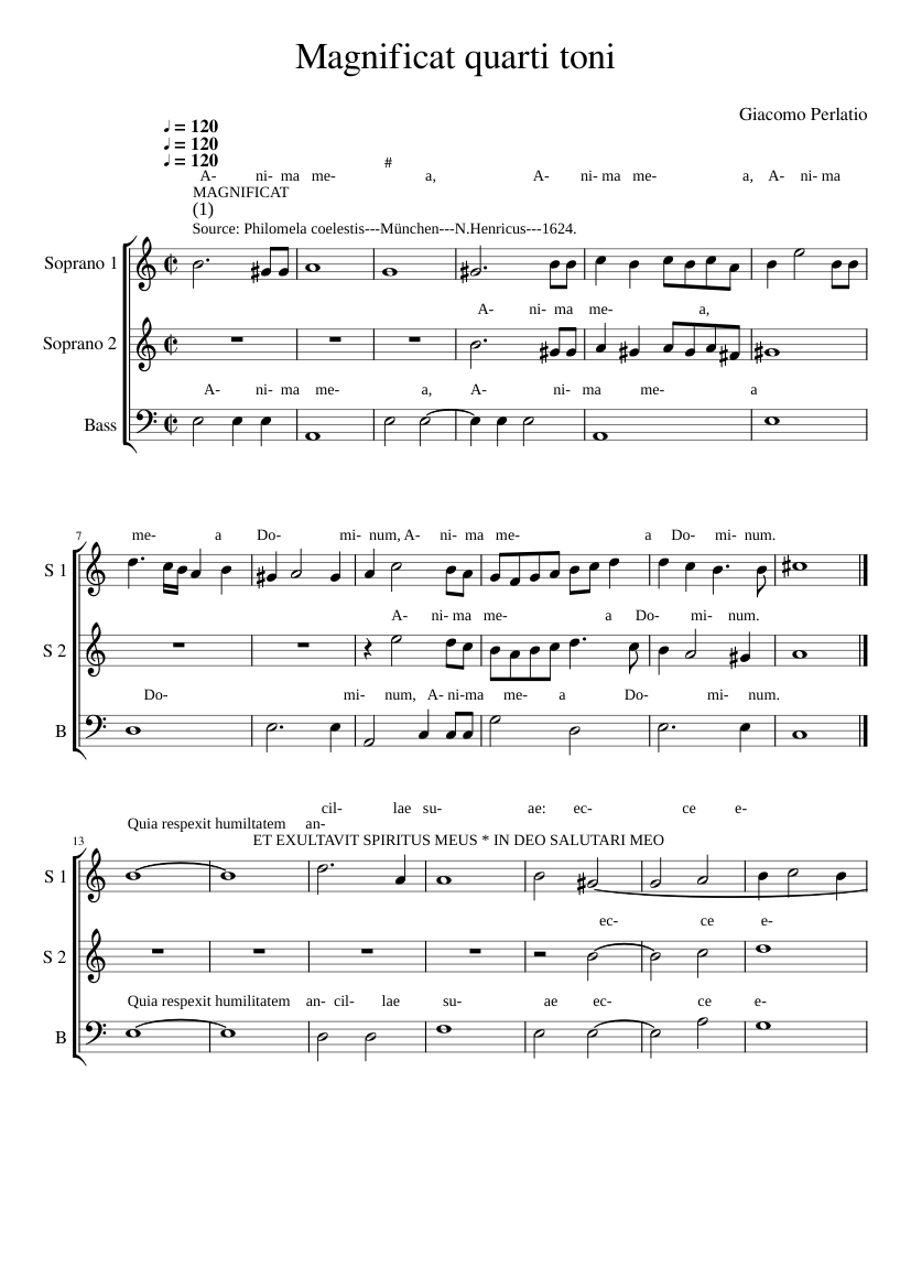 Magnificat IV toni