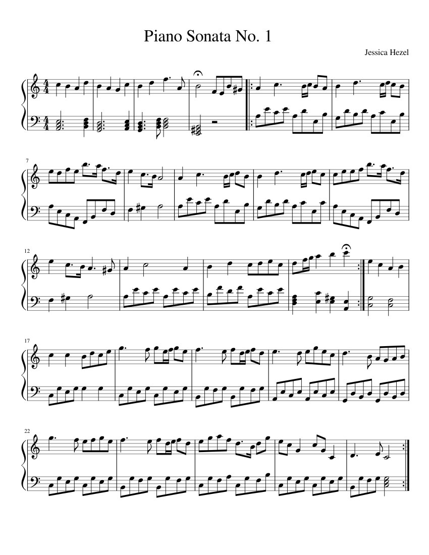 Music Theory 3 - Piano Sonata