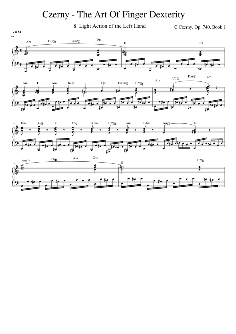 The Art of Finger Dexterity Op.740
