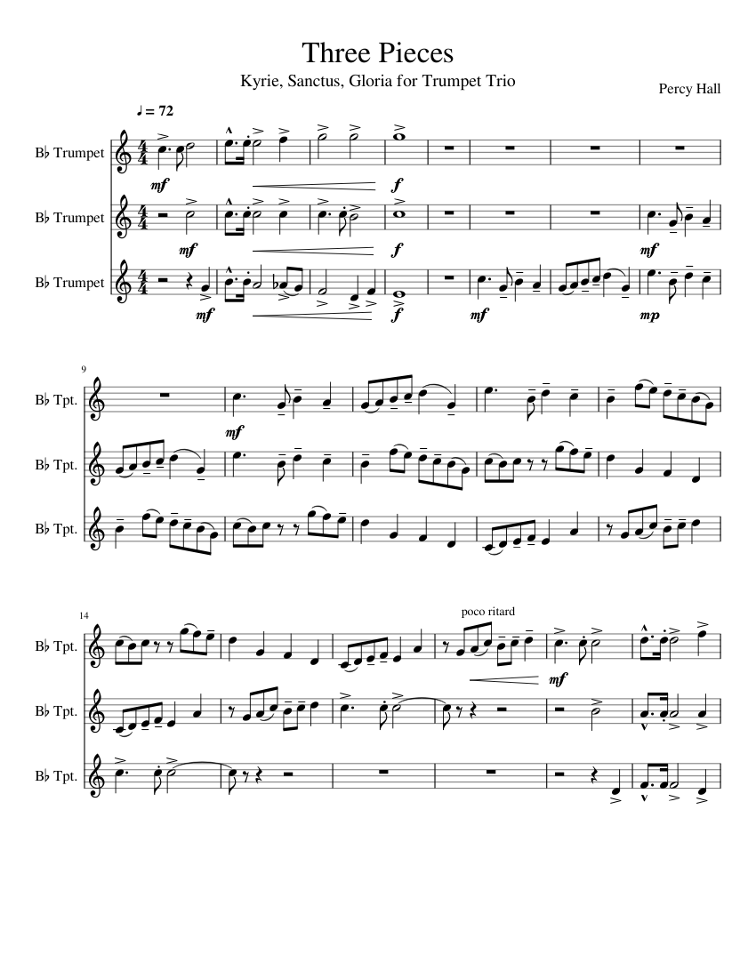 3 Pieces for Three Instruments