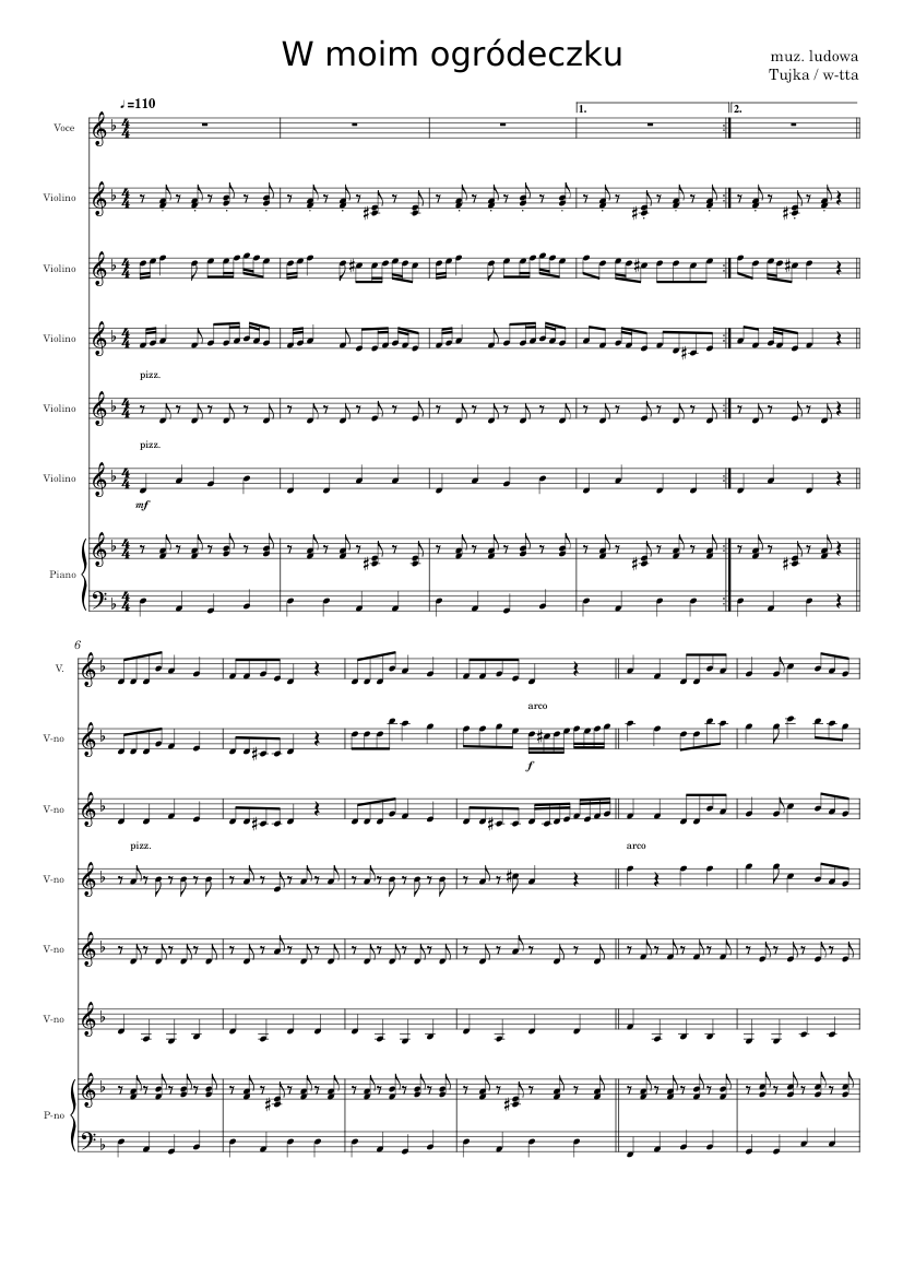 W moim ogrodeczku Polska Muzyka Ludowa Sheet Music For Piano Vocals w-moim-ogrodeczku-polska-muzyka-ludowa-sheet-music-for-piano-vocals