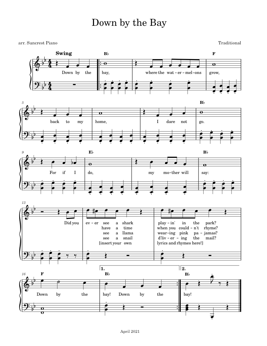 down-by-the-bay-traditional-song-arranged-by-suncrest-piano-sheet