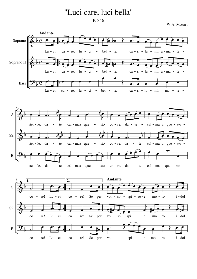 luci-care-luci-belle-sheet-music-for-soprano-alto-tenor-bass-voice