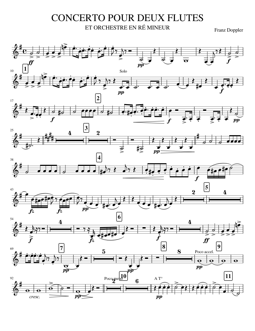 CL2. CONCERTO 2 FLUTES