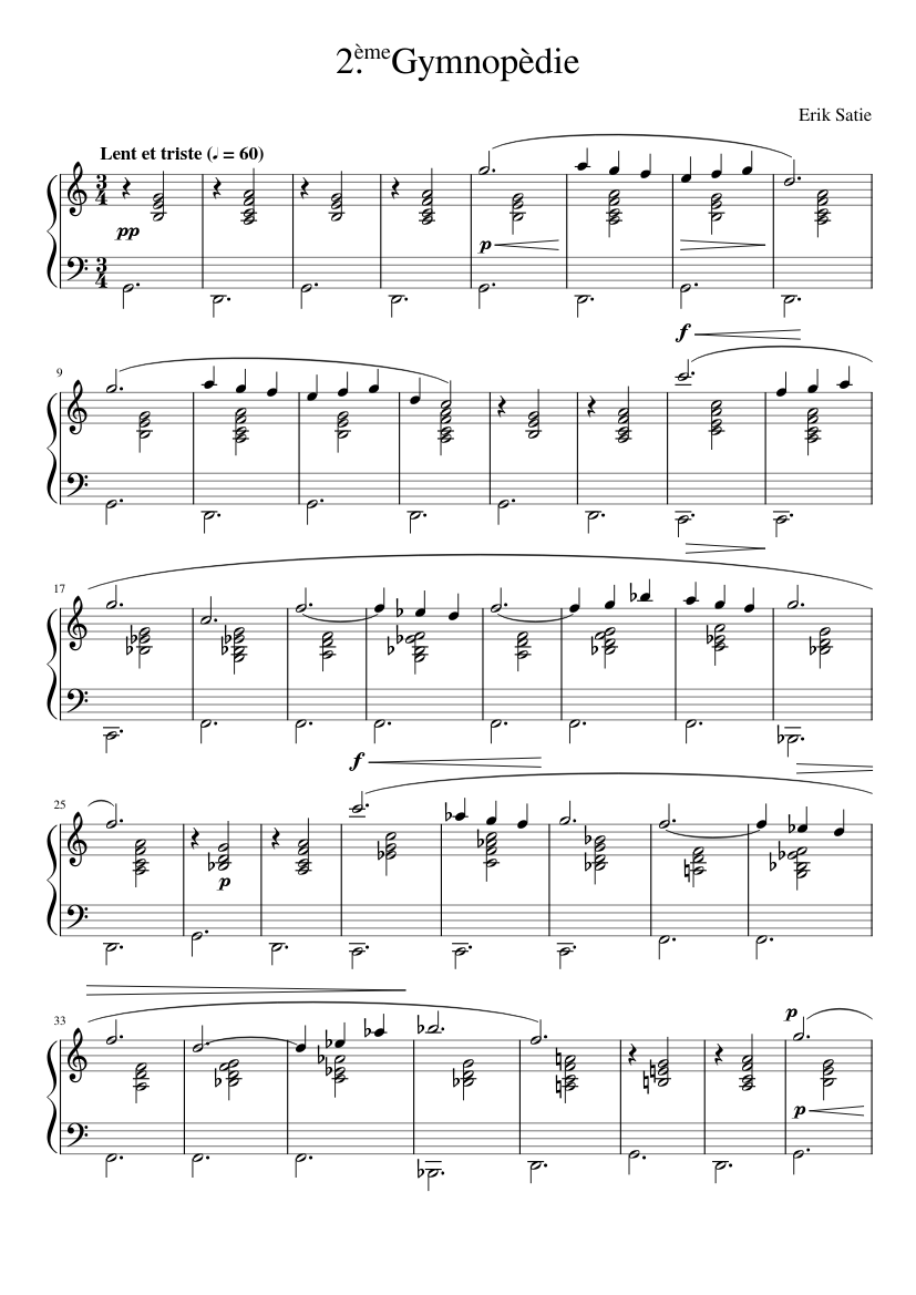 3 Gymnopédies