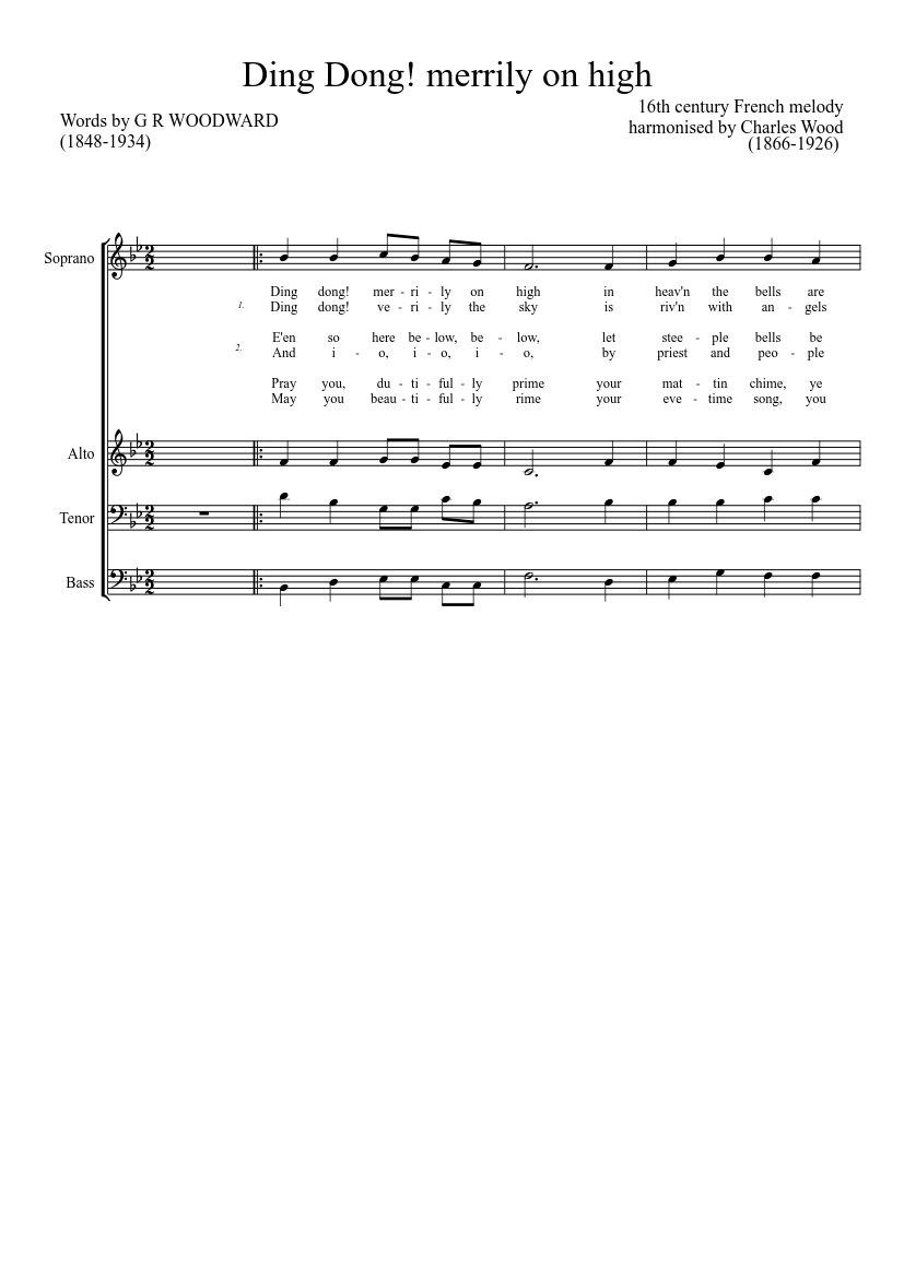 ding dong merrily on high