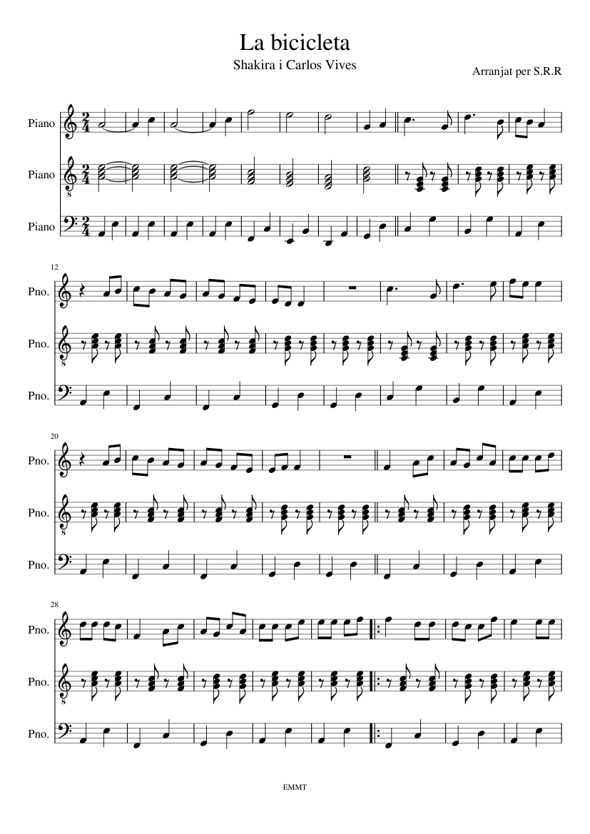 Labici acords contratemps Sheet music for Piano (Mixed Trio) | Musescore.com