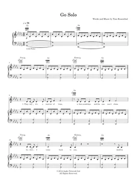 Free Go Solo by Tom Rosenthal sheet music | Download PDF or print on  Musescore.com