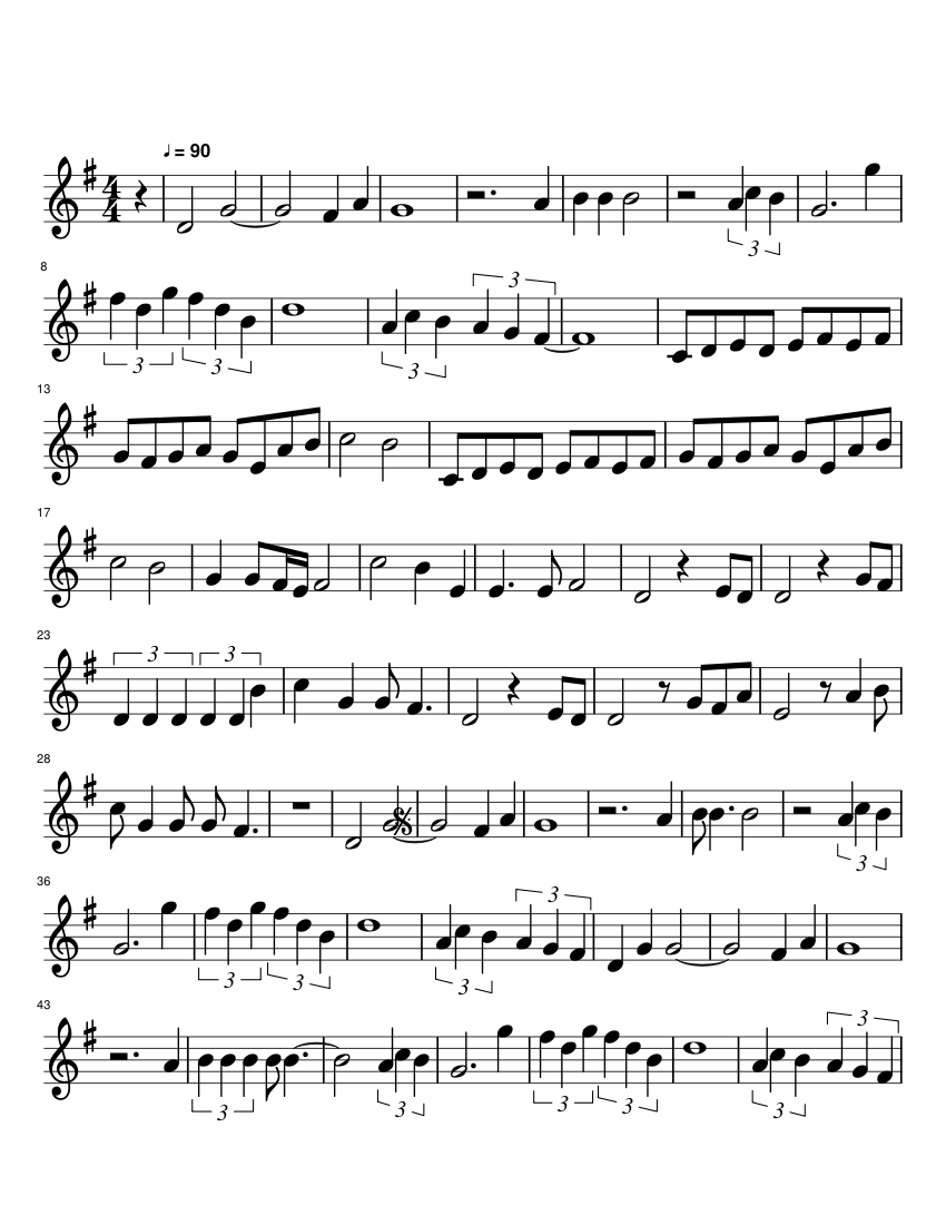 Por Ti Volaré (Andrea Bocelli) Sheet music for Violin (Solo) | Musescore.com