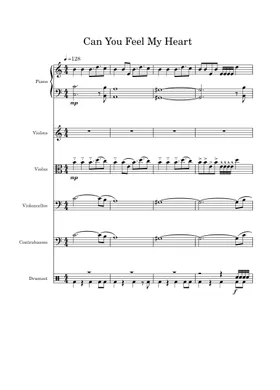 Free Can You Feel My Heart by Bring Me the Horizon sheet music | Download  PDF or print on Musescore.com
