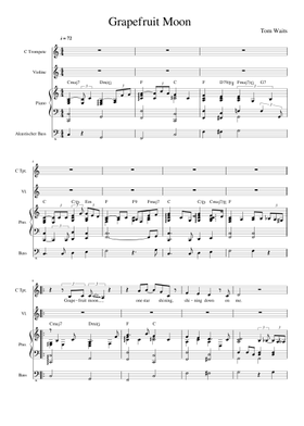 Grapefruit Moon Sheet Music Free Download In Pdf Or Midi On Musescore Com