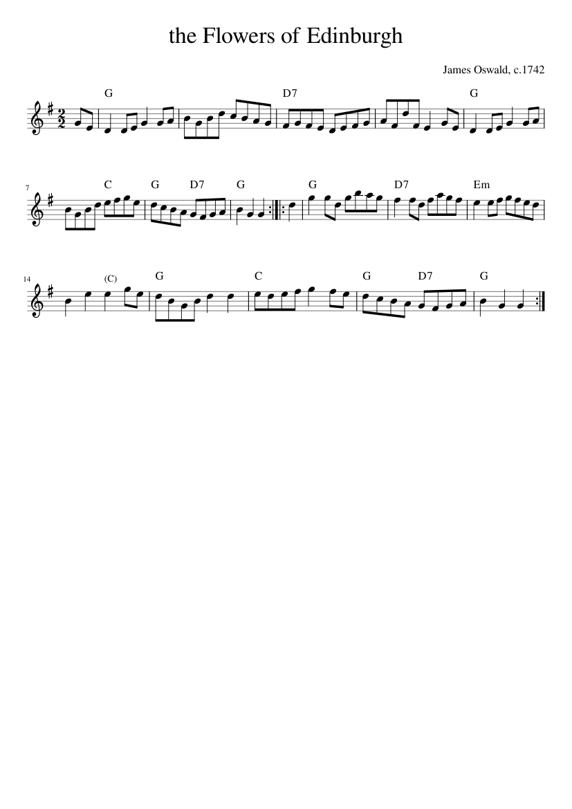 Flowers of Edinburgh