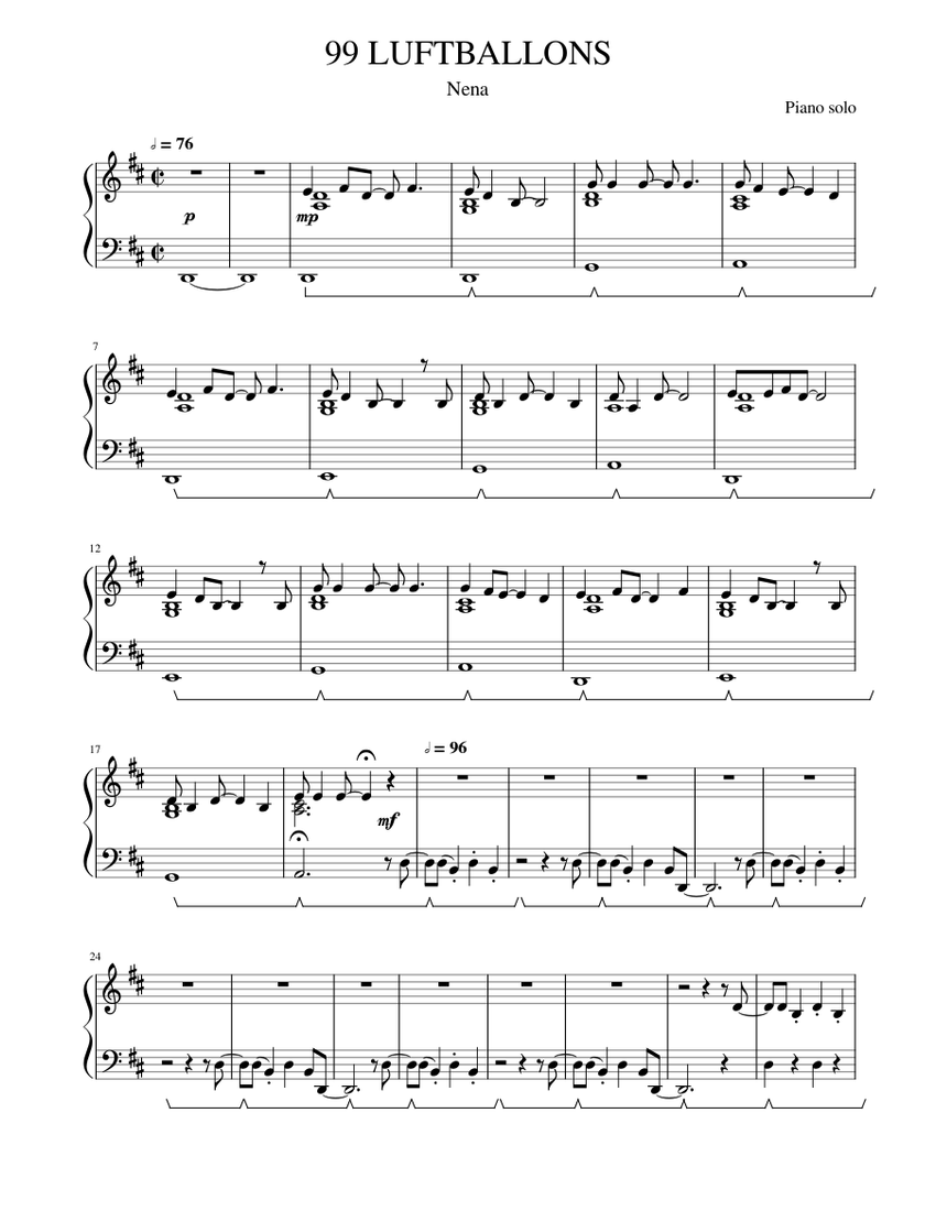 nena-99-luftballons-sheet-music-for-synthesizer-solo-musescore