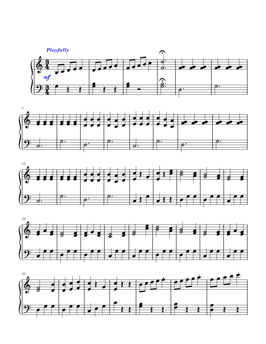 Chopsticks Sheet music for Piano (Solo)
