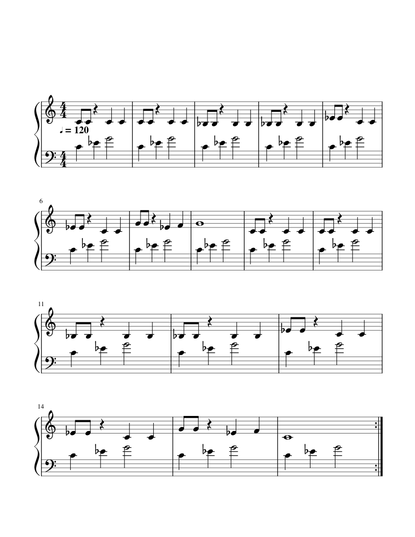 Dragon Sheet music for Piano (Piano Duo) | Musescore.com