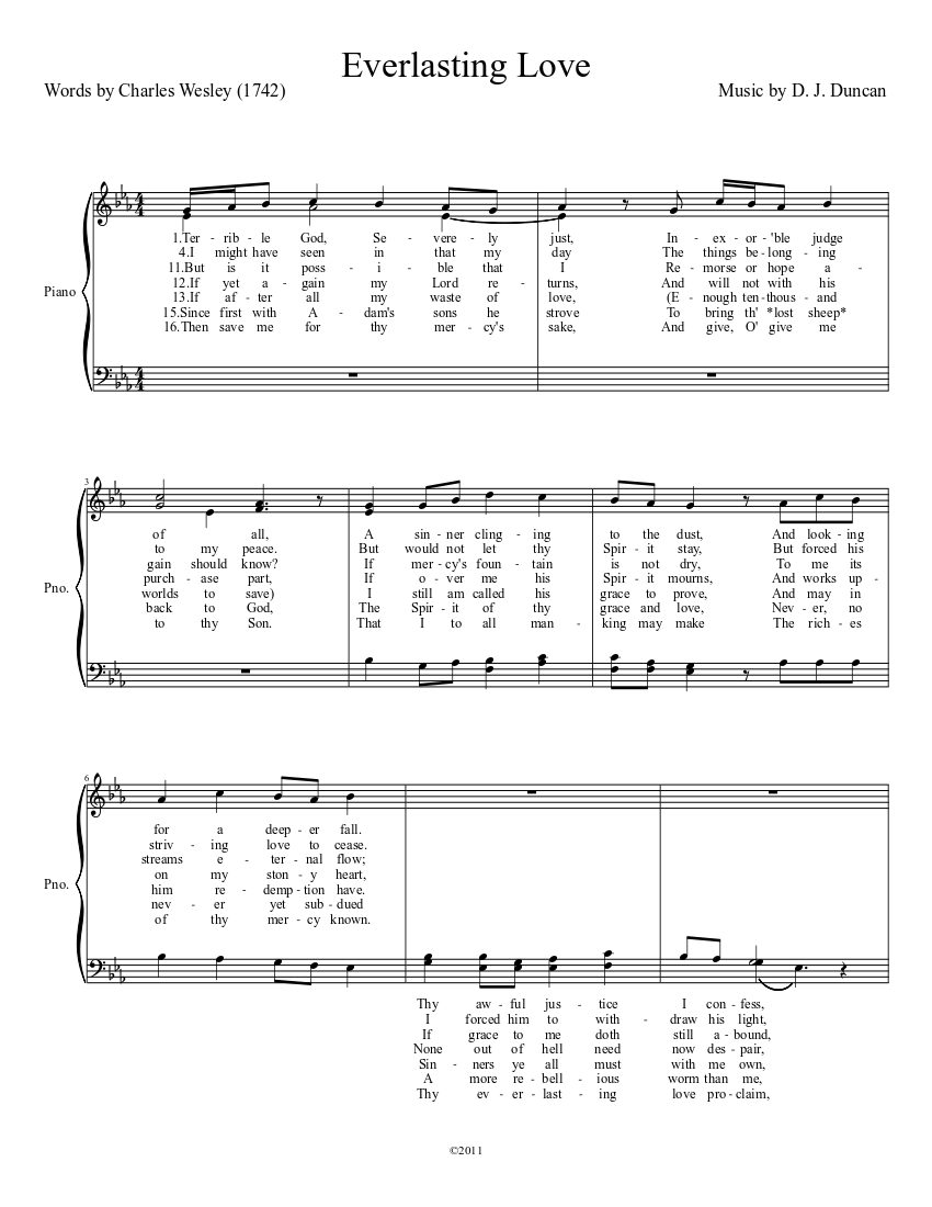 Everlasting Love Sheet music for Piano (Solo) | Musescore.com