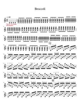 Free Broccoli by Misc Traditional sheet music | Download PDF or print on  Musescore.com