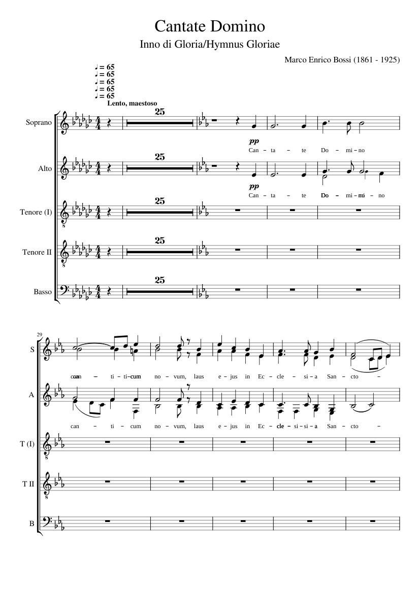 Cantate Domino