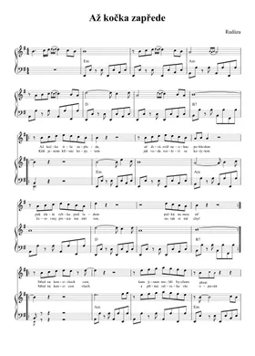 Free Radůza sheet music | Download PDF or print on Musescore.com