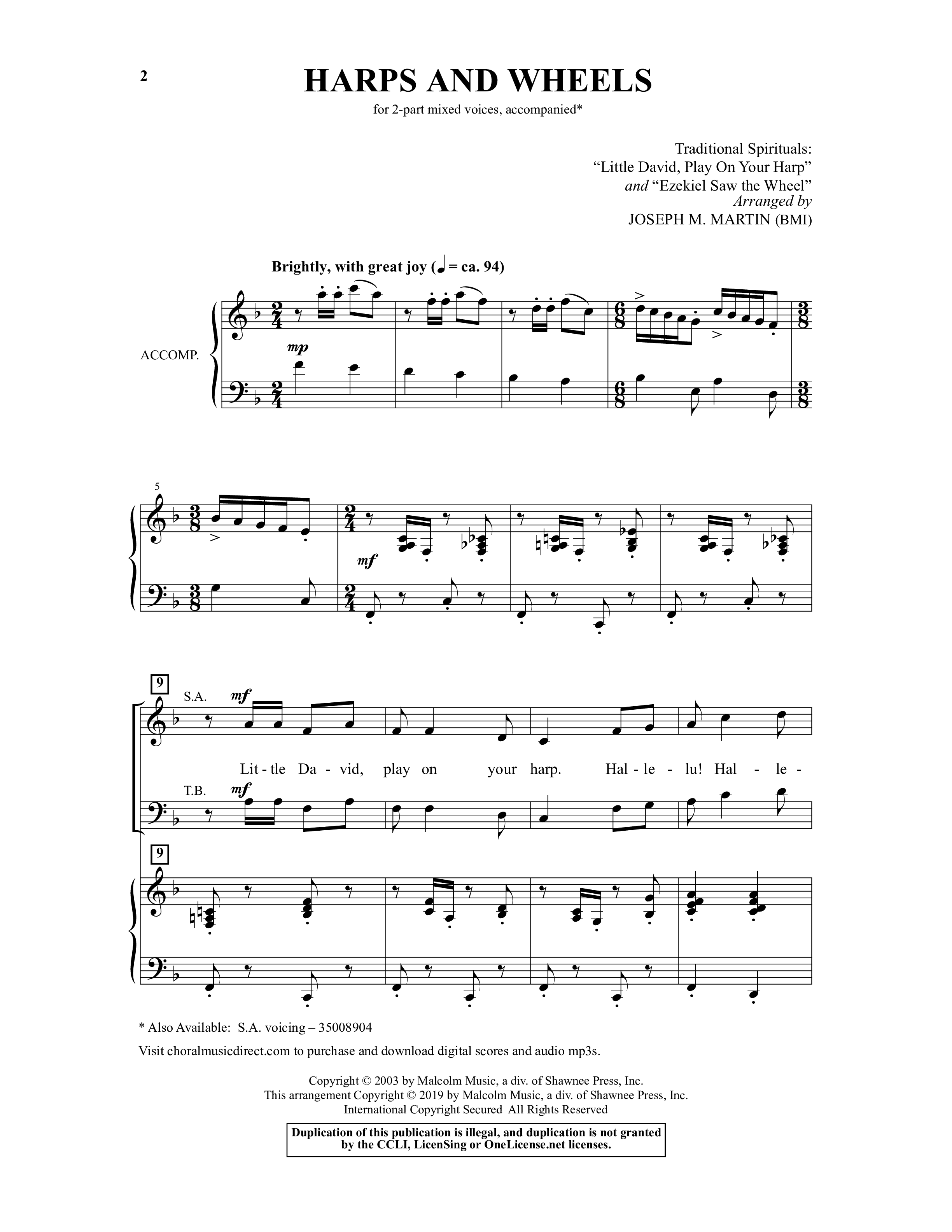 Harp Reading Note Play Official version of Harps And Wheels (with
