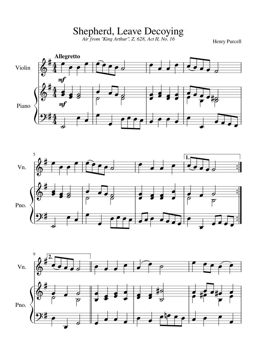 Shepherd Leave Decoying