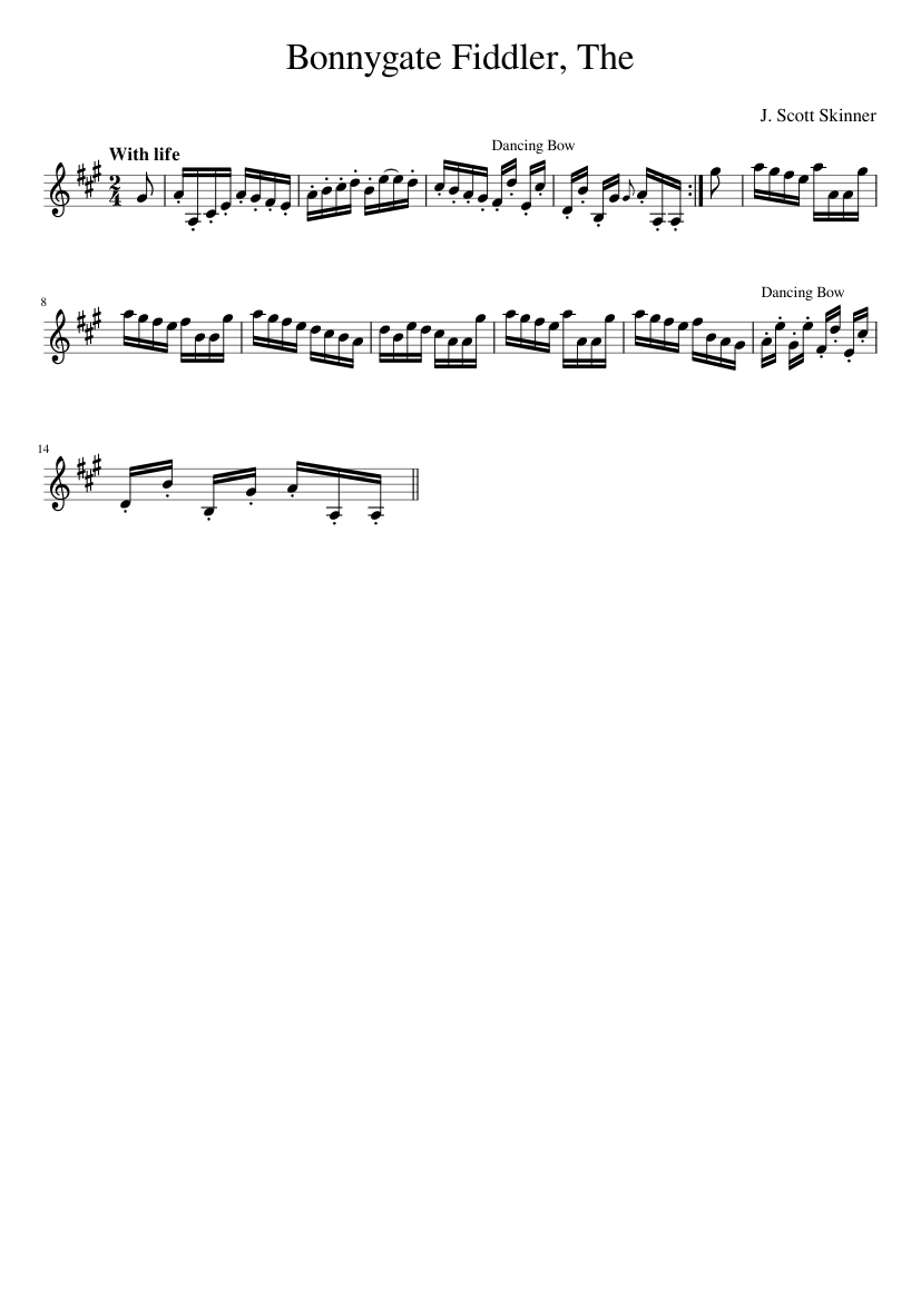 The Bonnygate Fiddler