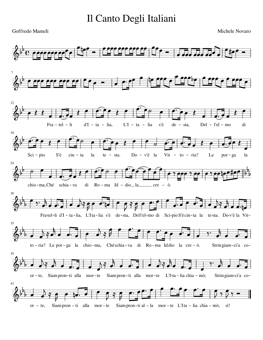 Il Canto degli Italiani