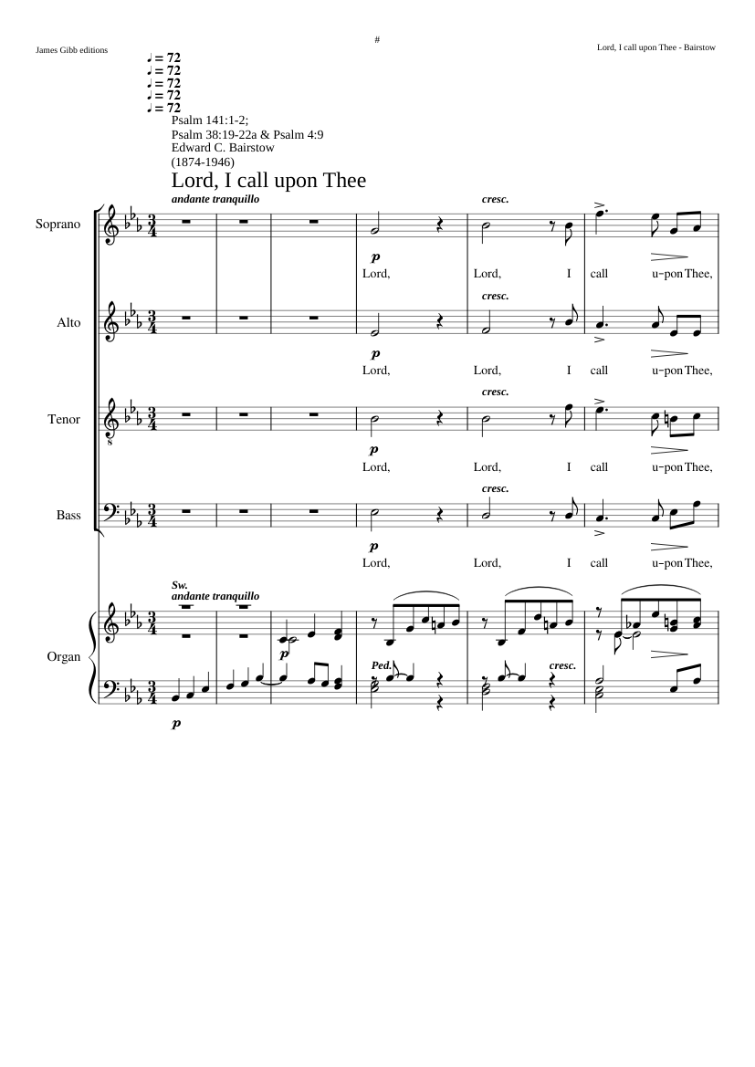 Lord I call upon Thee