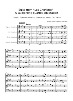 Sheet music: Bruno Coulais : Les Choristes - Compere Guilleri