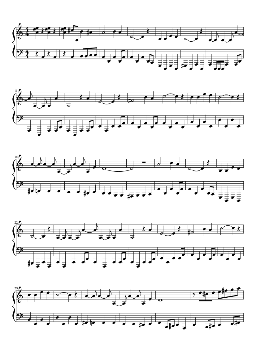 super mario 64 slide theme Sheet Music for Piano (Solo
