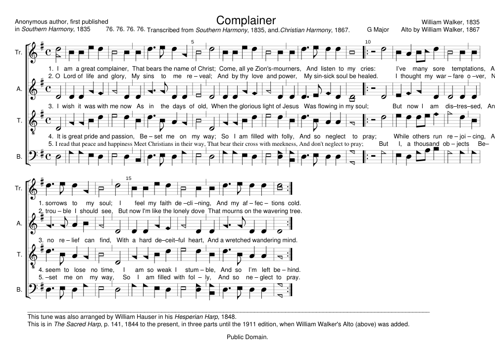 Complainer - William Walker