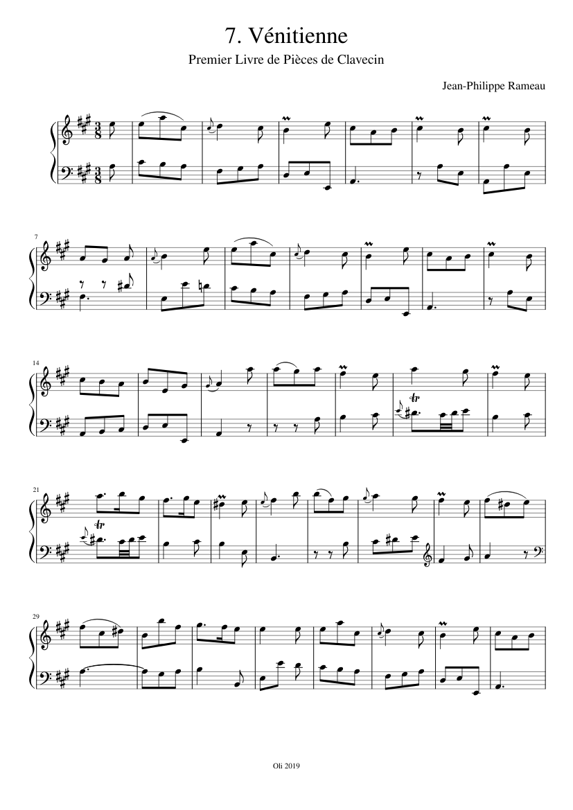 Premier Livre de Pièces de Clavecin