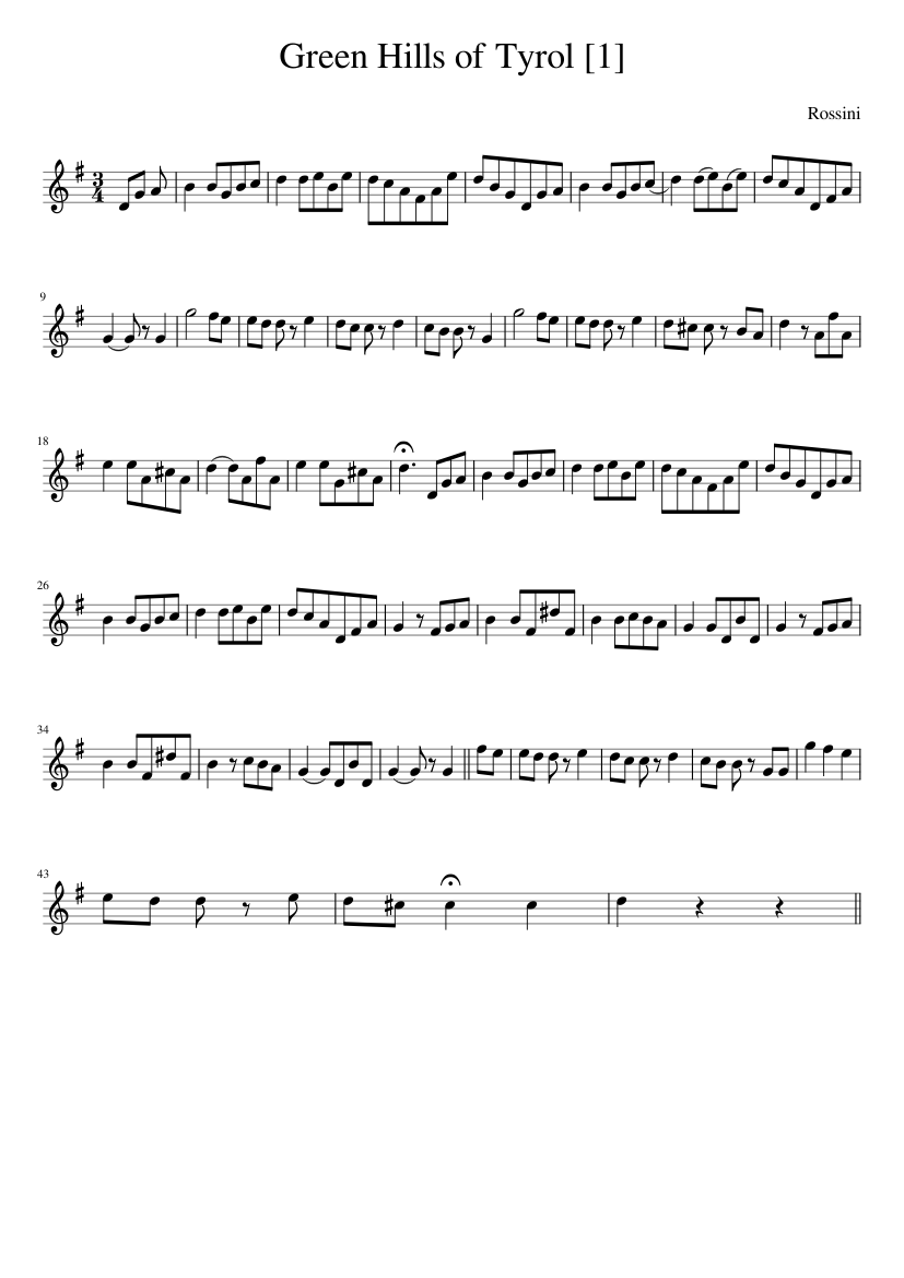 GREEN HILLS OF TYROL