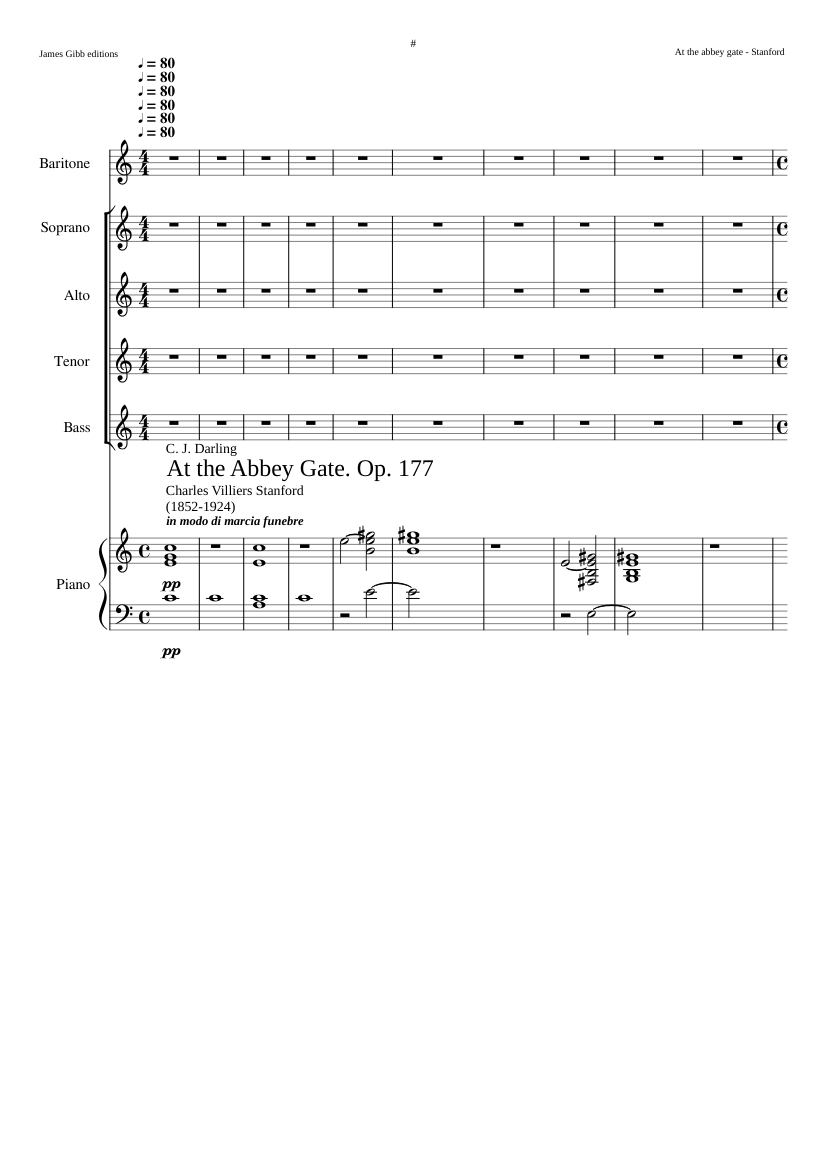 At the Abbey Gate Op. 177