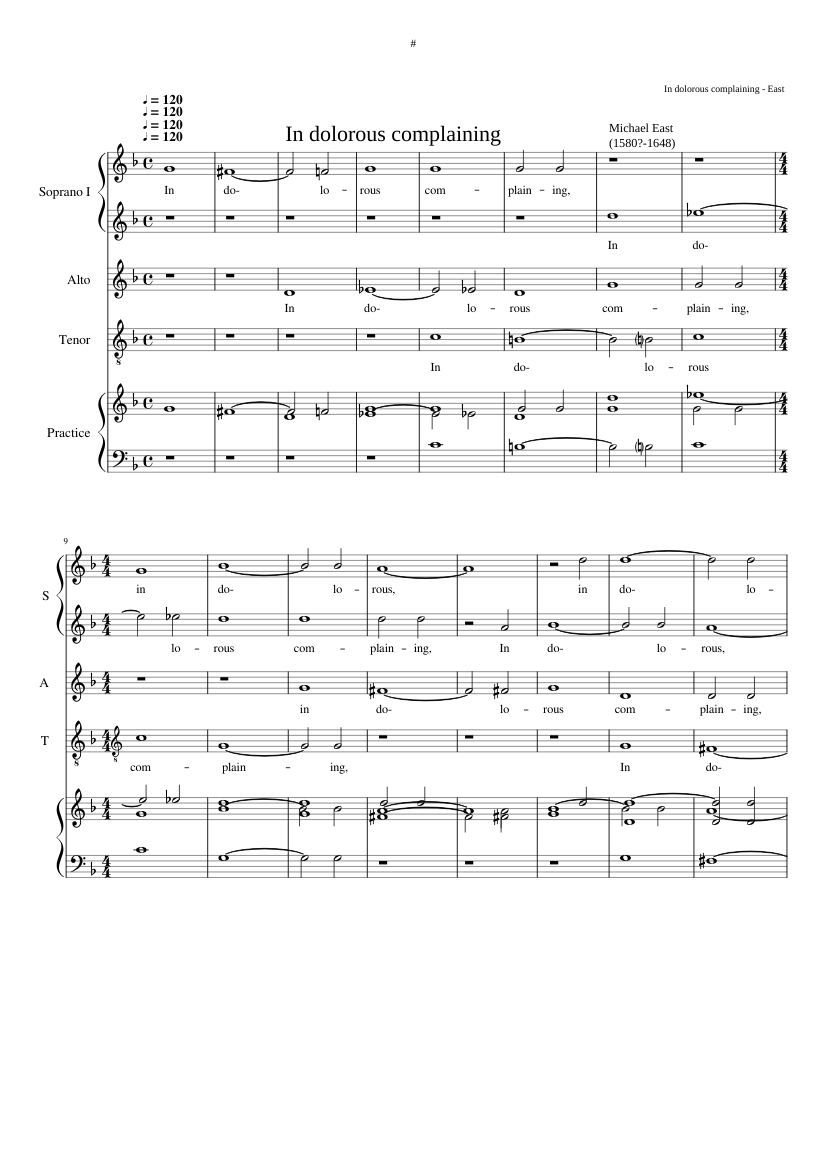 In dolorous complaining