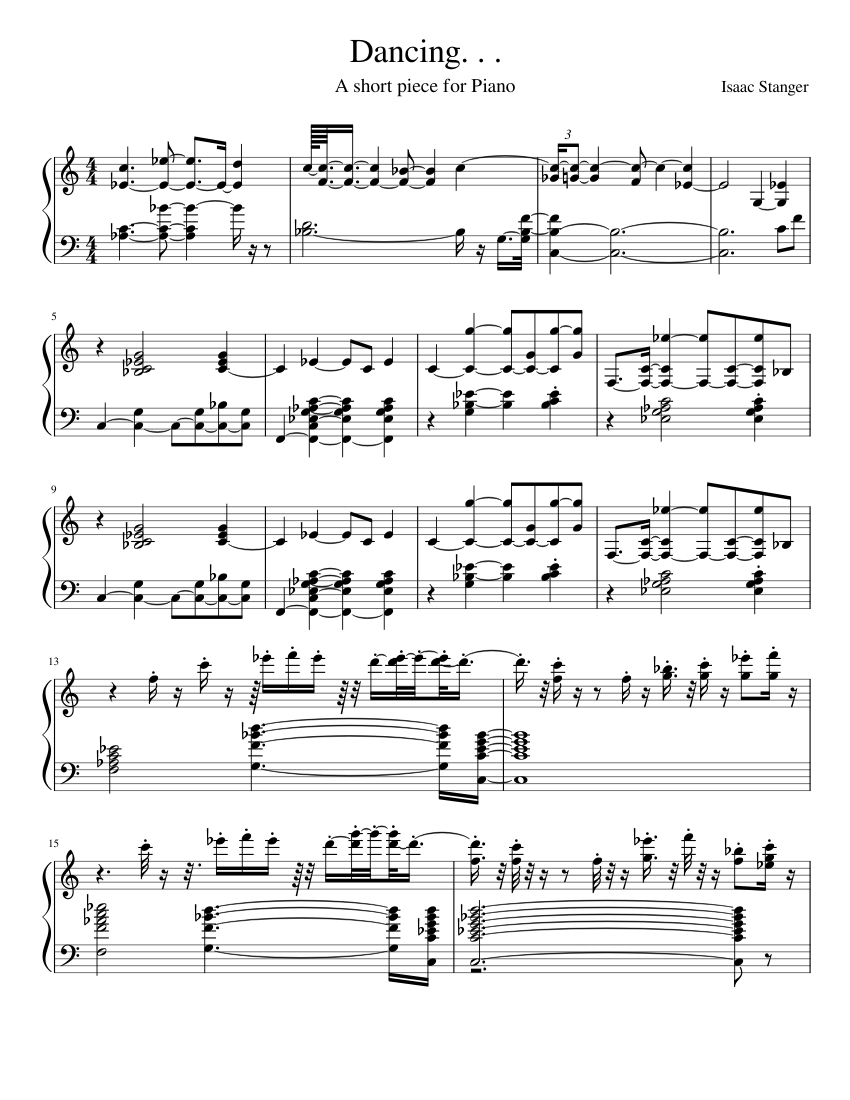 Dancing Sheet music for Piano (Solo) | Musescore.com