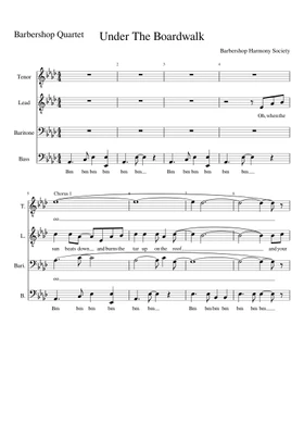 under the boardwalk by The Rolling Stones free sheet music | Download PDF  or print on Musescore.com