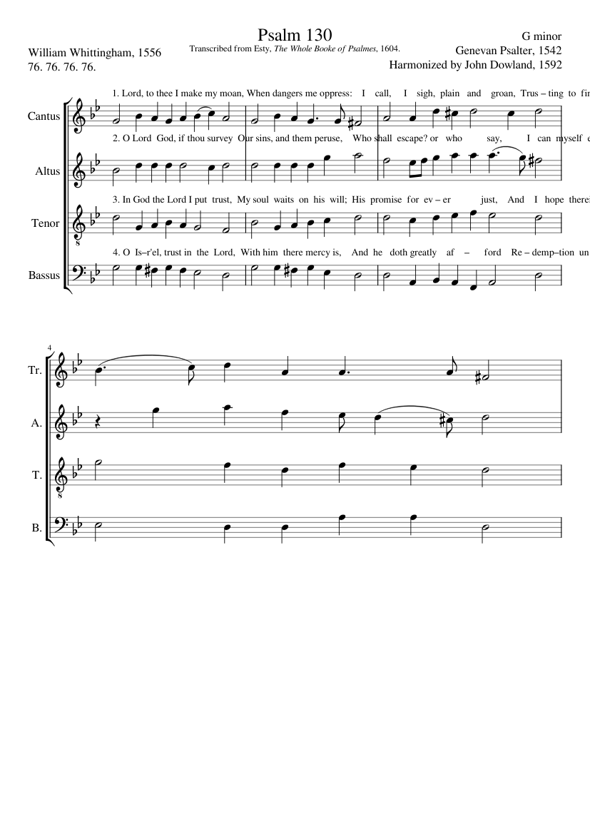 Lord to thee I make my moan