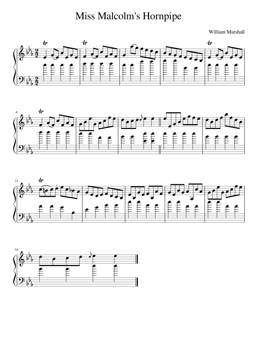 Miss Malcolm's Hornpipe