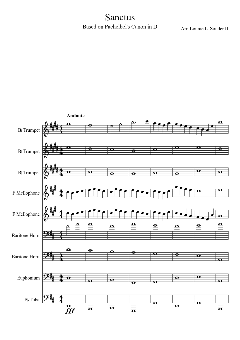 Canon and Gigue in D major P.37