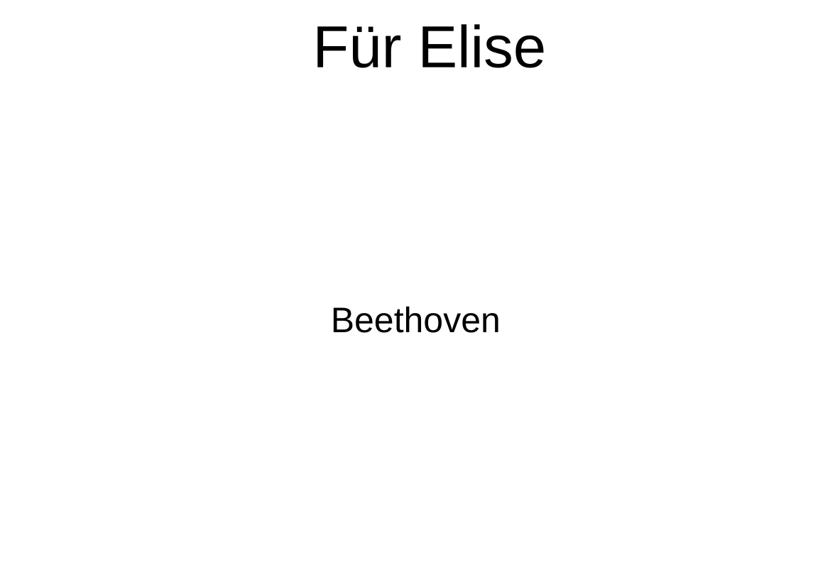 Für Elise WoO 59