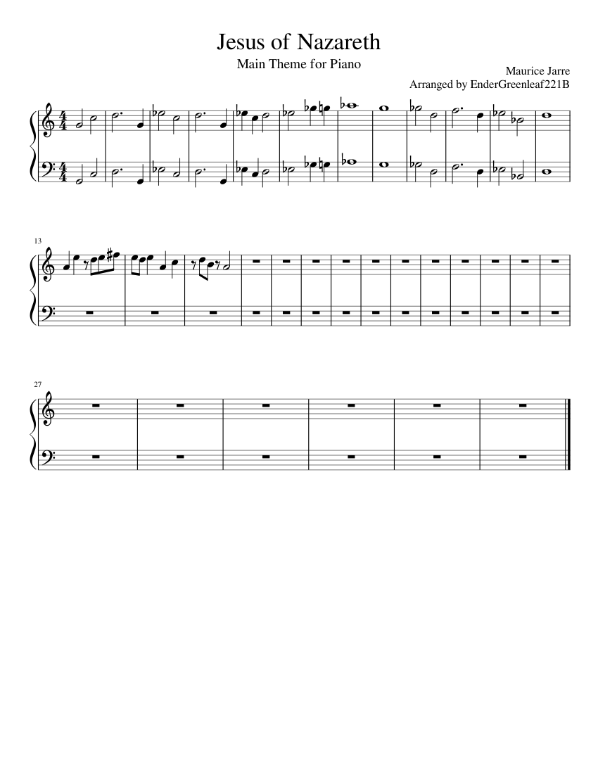Jesus Of Nazareth Theme