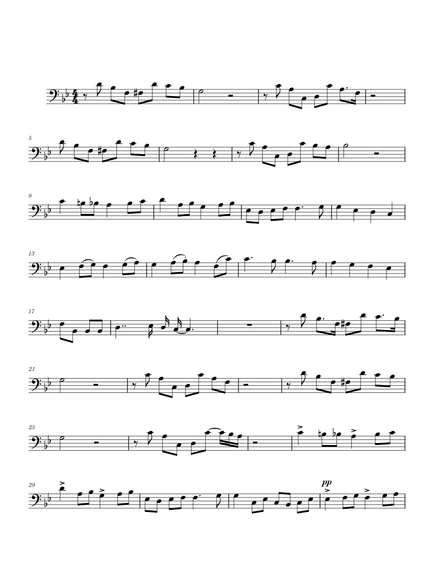 Now I Hear a Symphony – Cody Fry - Sheet music for Vocals (Brass ...