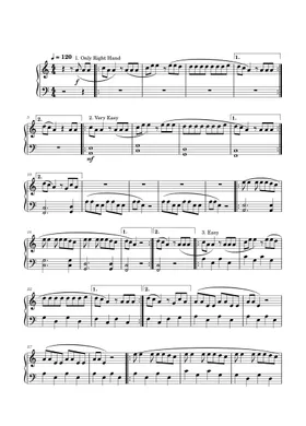 Gummy Bear Song Sheet music for Piano, Violin (Mixed Duet)