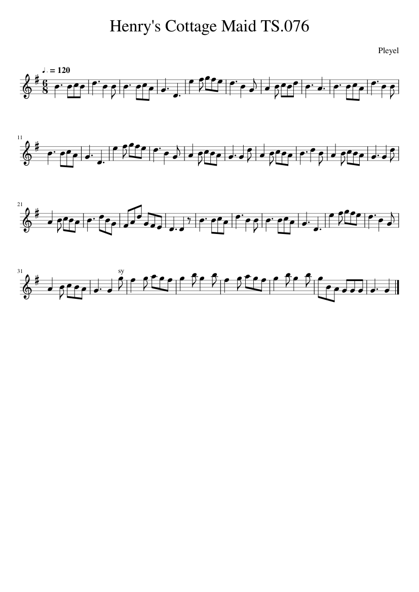 Henry's Cottage Maid TS.076